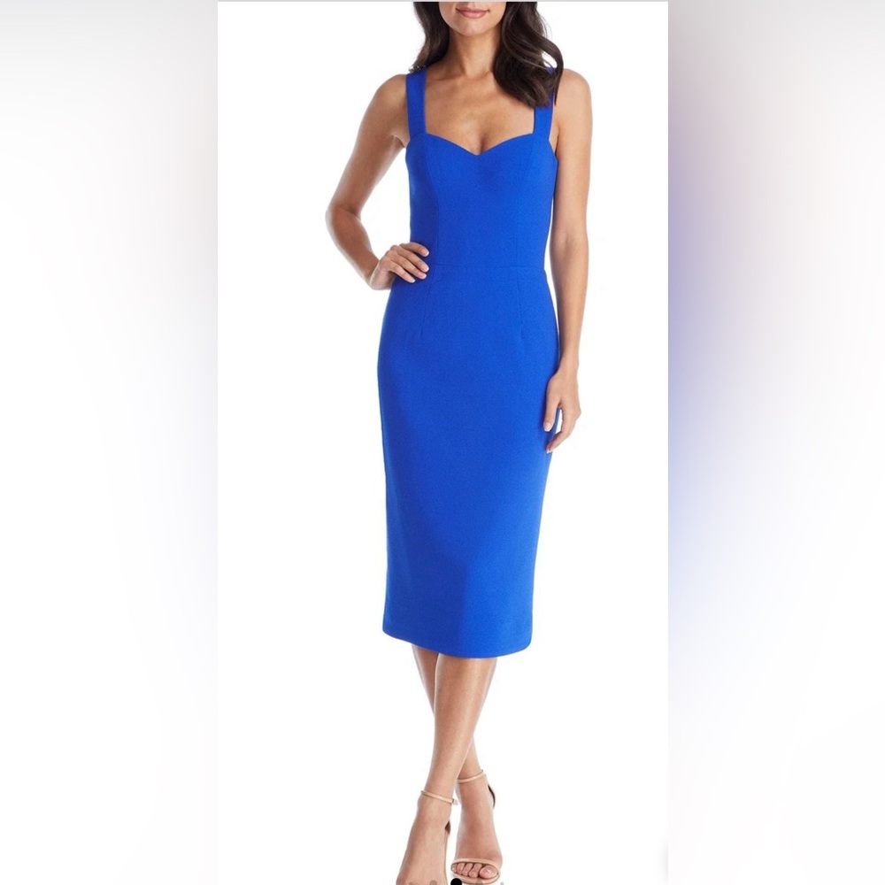 Dress the Population Royal Blue Midi Dress